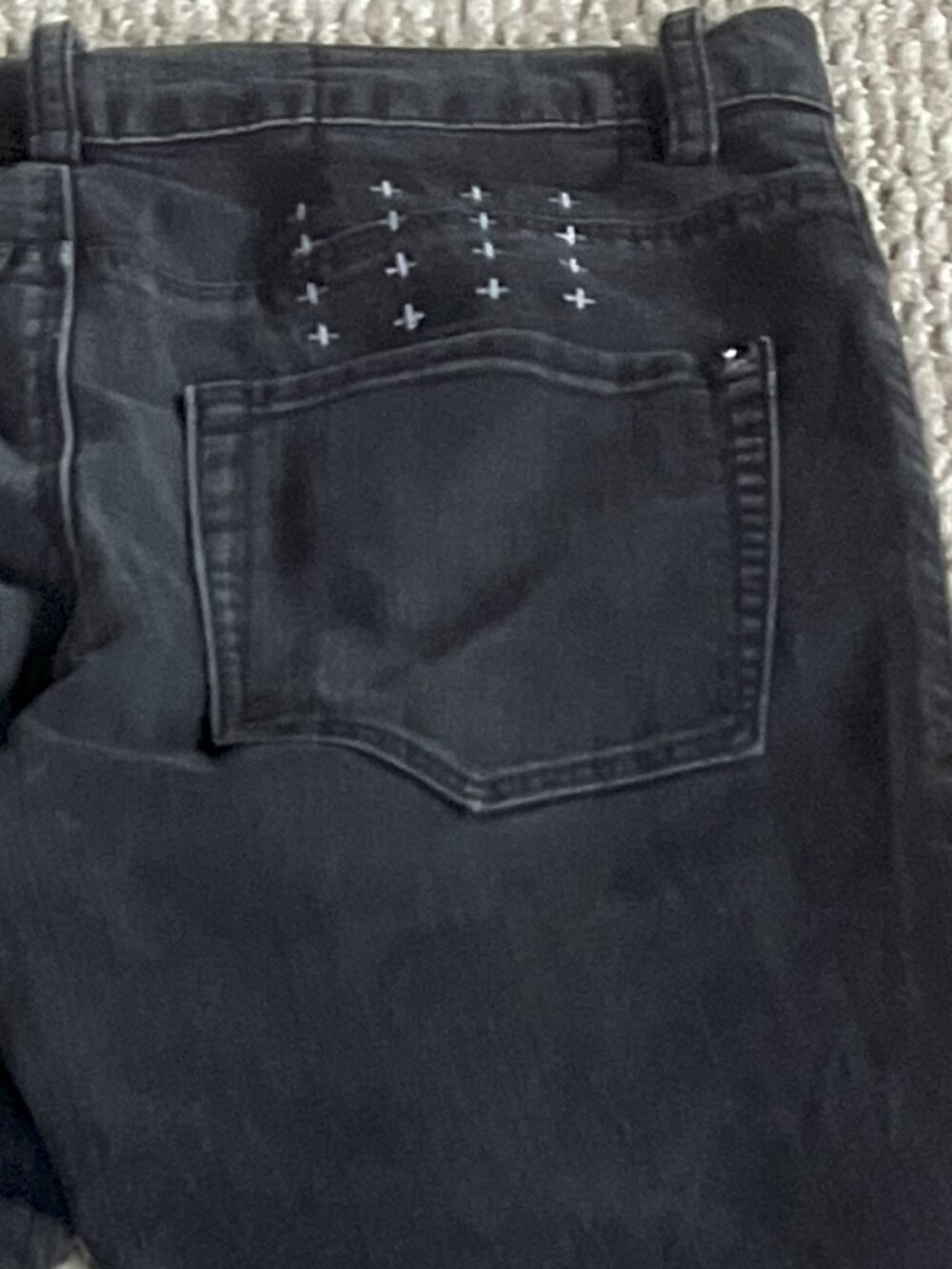 Ksubi Black Men's CHITCH KROW Made in AUS 30" Slim Fit Indie Sleeze